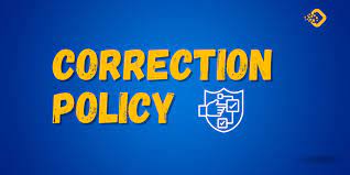 Correction Policy